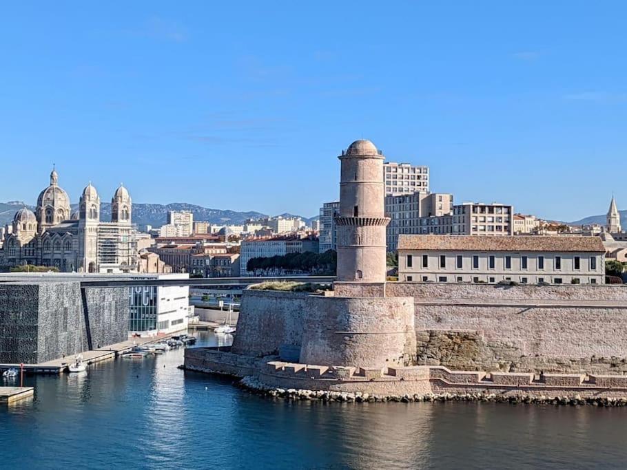マルセイユEscapade Marseillaise Pres Des Terrasses Du Portアパートメント エクステリア 写真