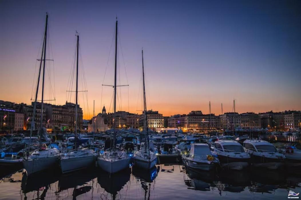 マルセイユEscapade Marseillaise Pres Des Terrasses Du Portアパートメント エクステリア 写真
