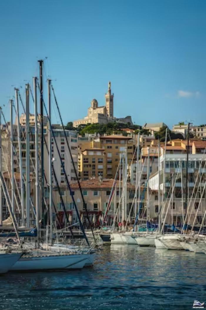 マルセイユEscapade Marseillaise Pres Des Terrasses Du Portアパートメント エクステリア 写真